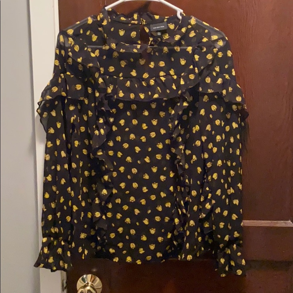 Black longe sleeve blouse